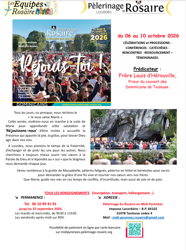 Pèlerinage Équipes du Rosaire